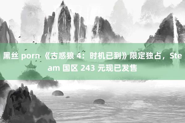 黑丝 porn 《古惑狼 4：时机已到》限定独占，Steam 国区 243 元现已发售