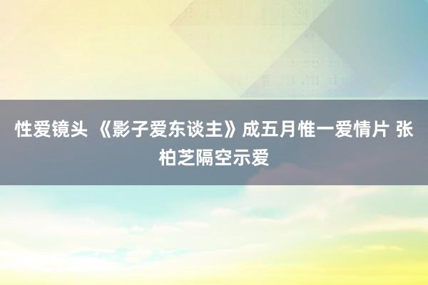 性爱镜头 《影子爱东谈主》成五月惟一爱情片 张柏芝隔空示爱